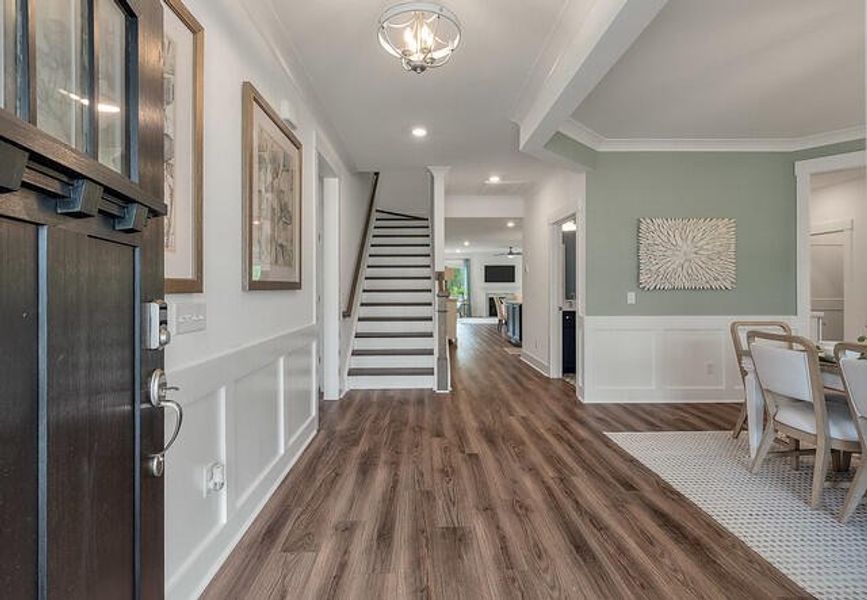 Furnished interior view inside a new home in , Huger (Image 19).