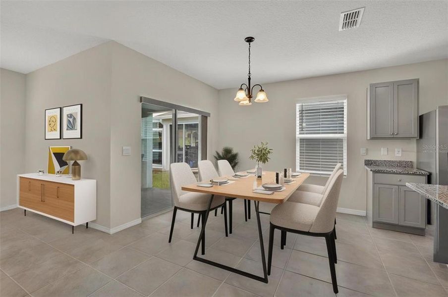 Furnished interior view inside a new home in , Okahumpka (Image 16).