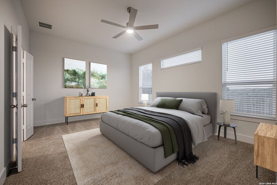 Furnished interior view inside a new home in Stillwater Ranch, San Antonio (Image 5).