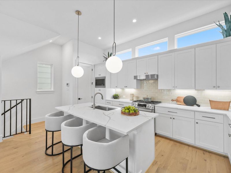 Furnished interior view inside a new home in , Houston (Image 14). Furnished interior view inside a new home in , Houston (Image 14).