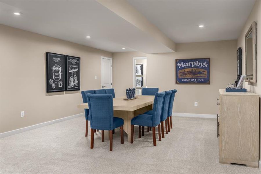 Representative furnished interior of a home built from the Cumberland by Ryan Homes in Arborvale, Fayetteville (Image 23).