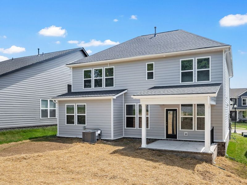 Exterior details and patio area of a home in Woods Crossing, Gallatin (Image 31).