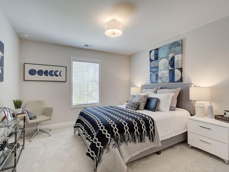 Furnished interior view inside a new home in Bluffs at Bells Ferry, Marietta (Image 19).