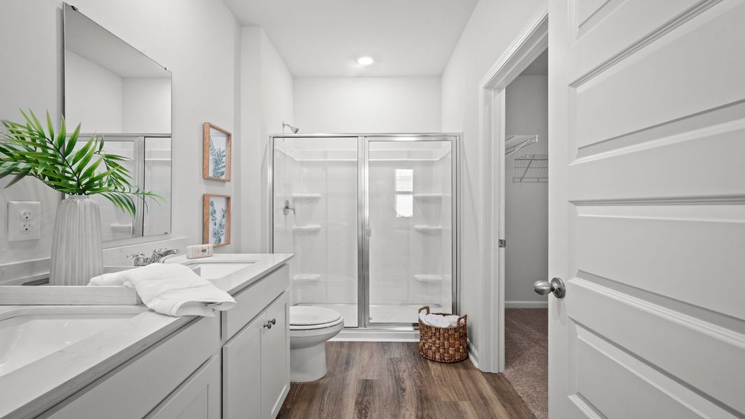 Furnished interior view inside a new home in The Retreat at East Argent, Ridgeland (Image 16).