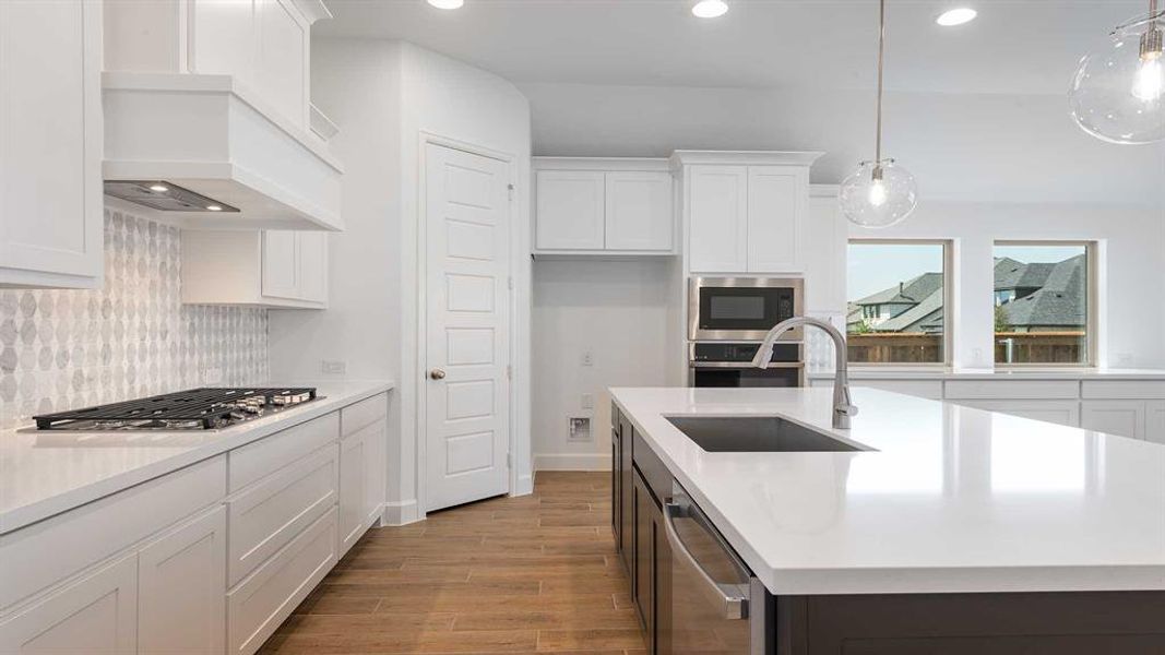 Furnished interior view inside a new home in North Sky 55', Celina (Image 4).