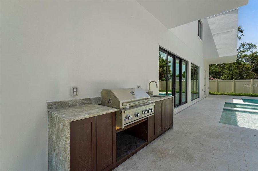 Exterior details and patio area of a home in , Sarasota (Image 3).