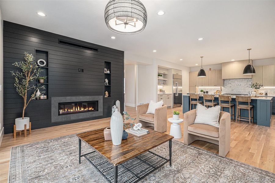 Furnished interior view inside a new home in , Denver (Image 10).