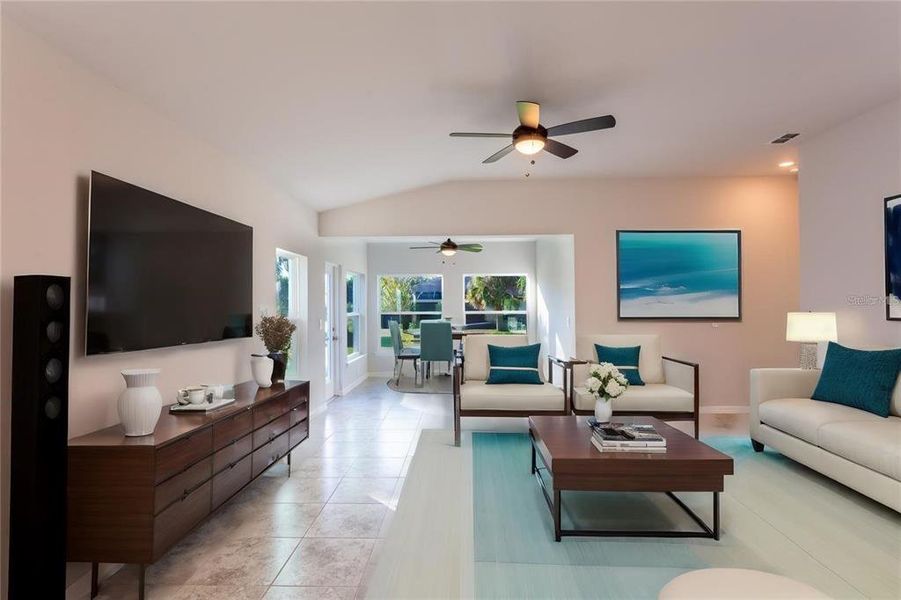 Furnished interior view inside a new home in , Punta Gorda (Image 4).