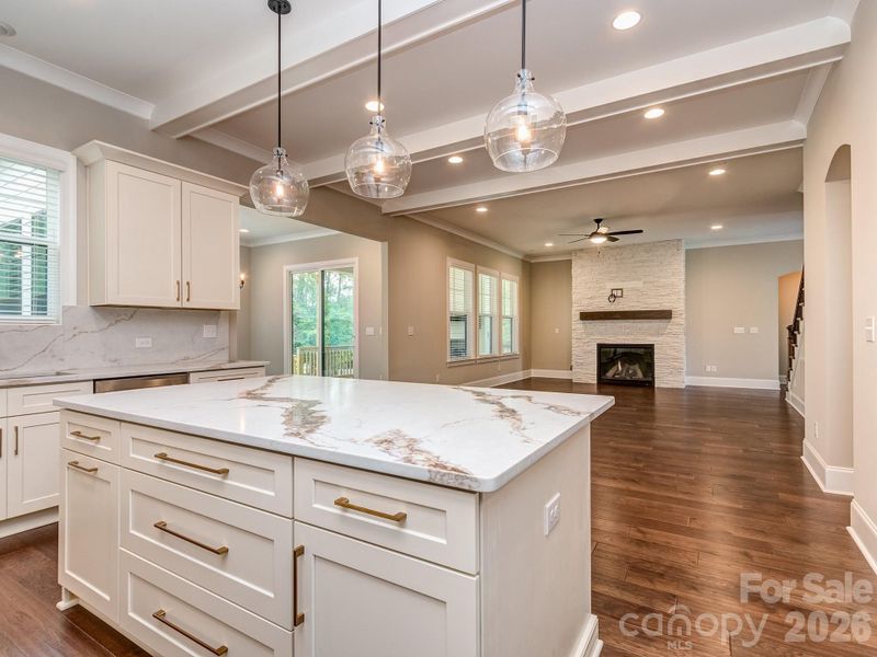 Furnished interior view inside a new home in , York (Image 6).