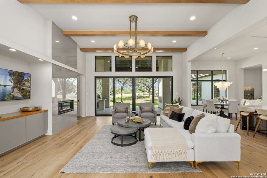 Furnished interior view inside a new home in , San Antonio (Image 23).