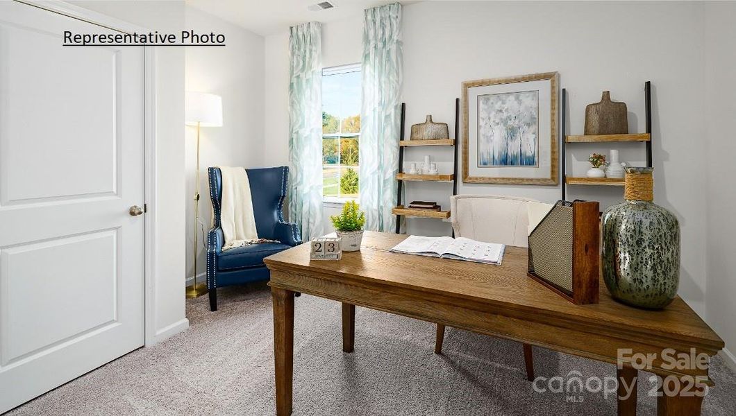 Furnished interior view inside a new home in The Hamptons at Hickory, Hickory (Image 16).
