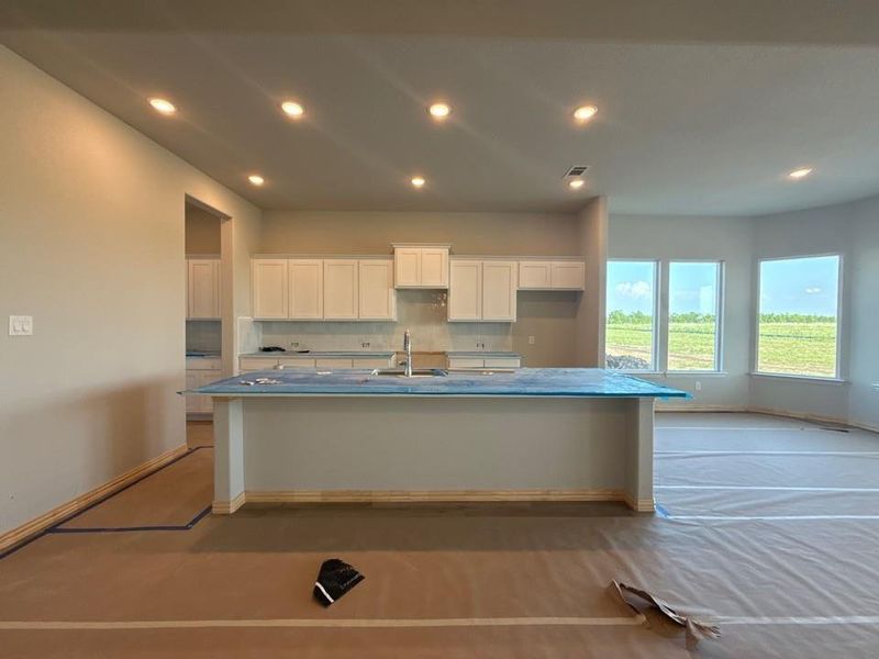 In-progress construction of a new home in Clear Sky Addition, Valley View, TX (Image 5).