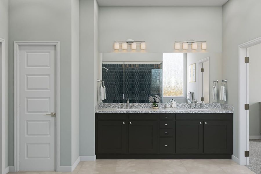 Furnished interior view inside a new home in Arbor Collection At Park Central, Georgetown (Image 12).