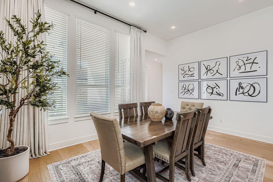 Furnished interior view inside a new home in 6 Creeks at Waterridge: 55ft. lots, Kyle (Image 14).