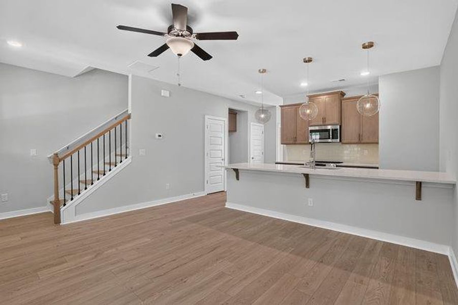 Spacious, unfurnished interior of a new home in The Cottages at East Lanier, Fayetteville (Image 19).