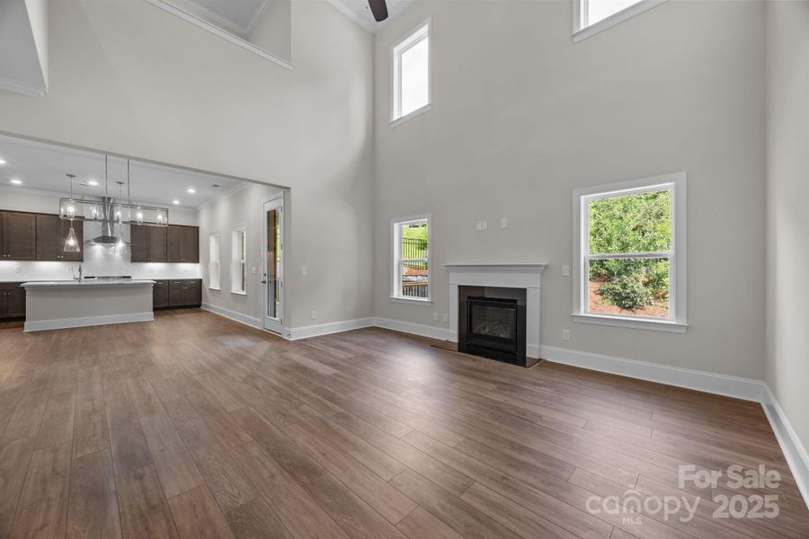 2 Story Great Room, tons of windows and light 2 Story Great Room, tons of windows and light