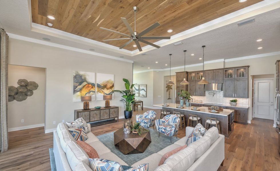 Furnished interior view inside a new home in Amelia National, Fernandina Beach (Image 27).
