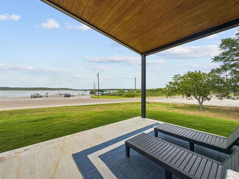 Exterior details and patio area of a home in , Graford (Image 2). Exterior details and patio area of a home in , Graford (Image 2).