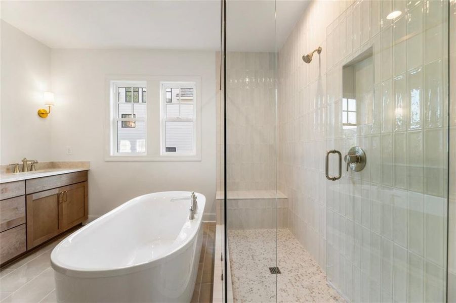 Furnished interior view inside a new home in , Alpharetta (Image 16).