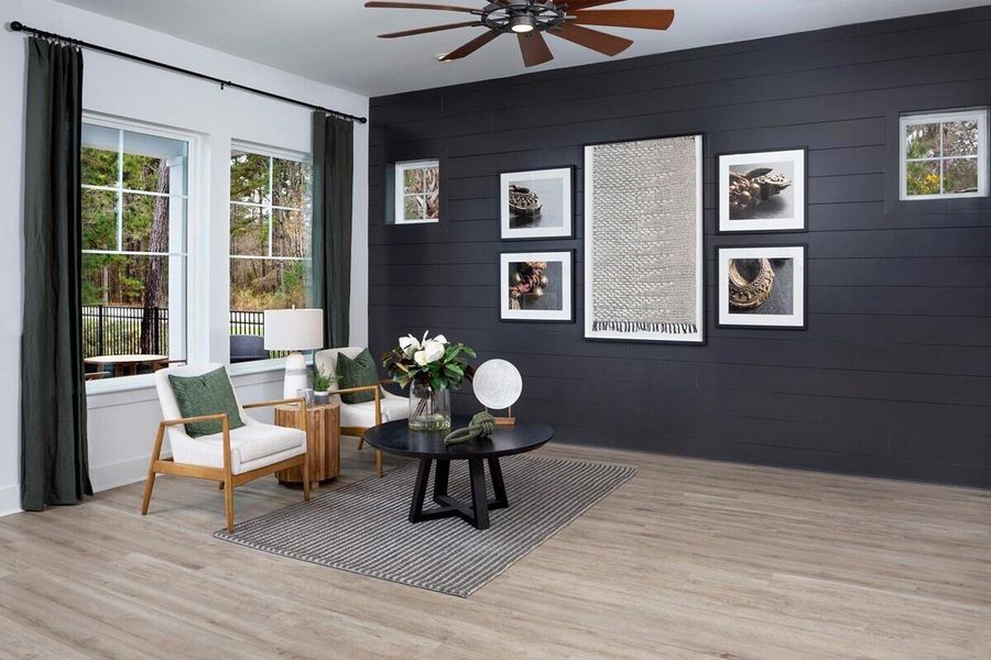 Furnished interior view inside a new home in Nexton – Midtown – The Garden Collection, Summerville (Image 15). Furnished interior view inside a new home in Nexton – Midtown – The Garden Collection, Summerville (Image 15).