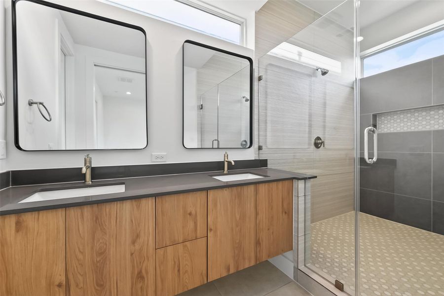 Furnished interior view inside a new home in Middle Street Lofts on the Bayou, Houston (Image 36).