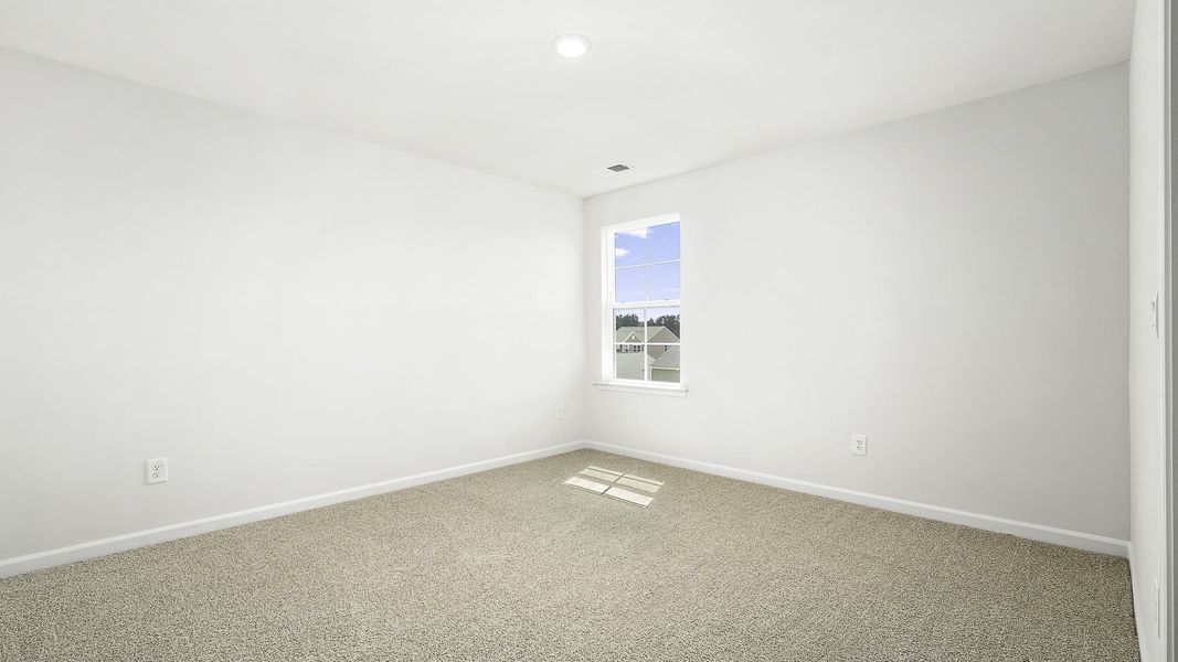 Representative unfurnished interior of a home built from the WINSTON by D.R. Horton in The Preserve at Kinsley, Jamestown (Image 18).