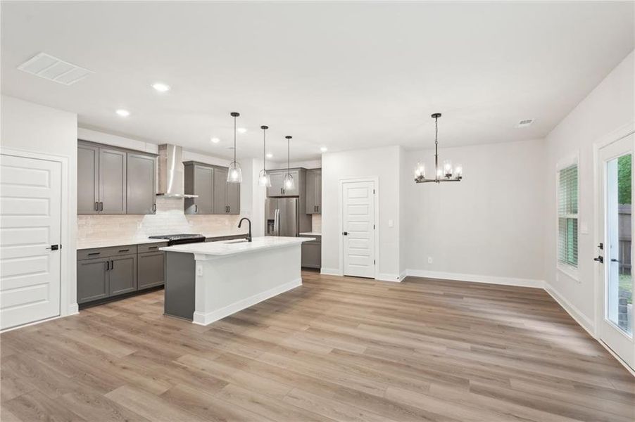 Furnished interior view inside a new home in Hemingway - Reserve Series, Cumming (Image 5).