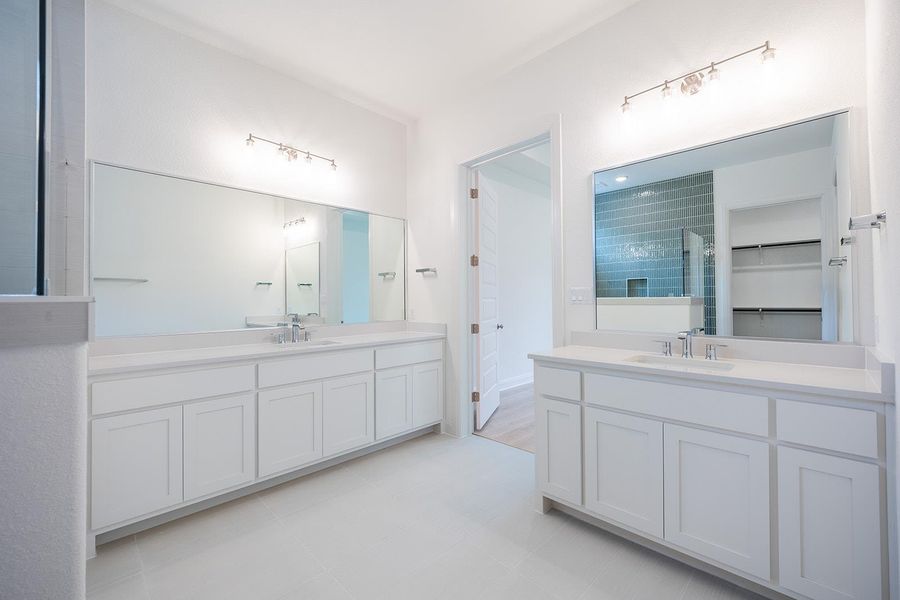 Furnished interior view inside a new home in Wolf Ranch South Fork, Georgetown (Image 10). Furnished interior view inside a new home in Wolf Ranch South Fork, Georgetown (Image 10).