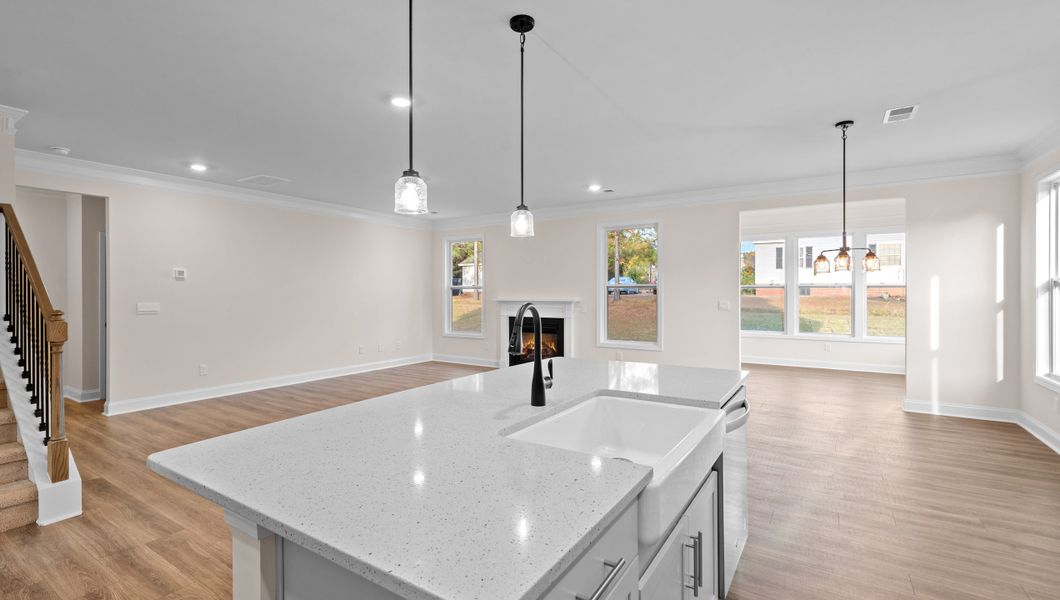 Furnished interior view inside a new home in Arrowood Acres, Enoree (Image 10).
