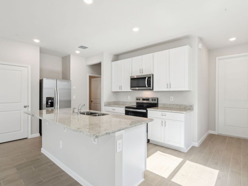 Kitchen in the Sandpiper End floorplan