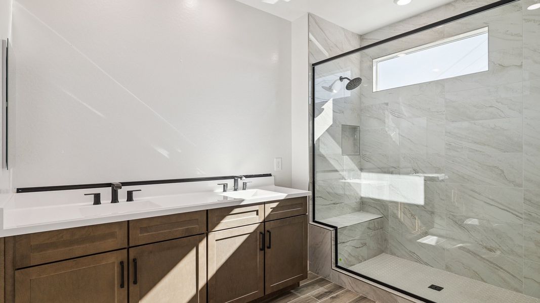 Representative furnished interior of a home built from the Crow by D.R. Horton in The Ridge at Stone Butte, Phoenix (Image 13).