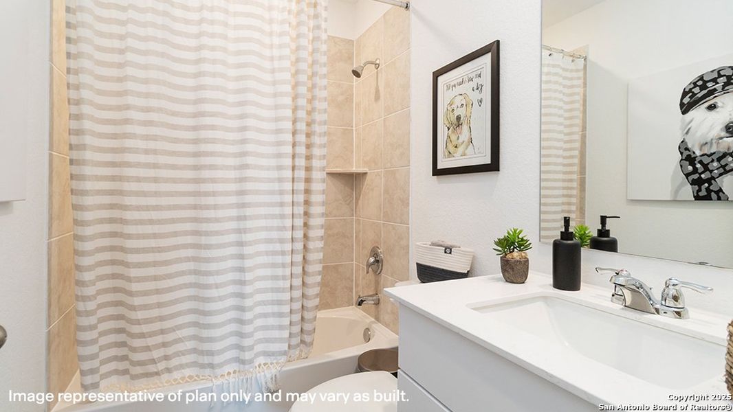 Furnished interior view inside a new home in Sereno Springs, Converse (Image 29). Furnished interior view inside a new home in Sereno Springs, Converse (Image 29).