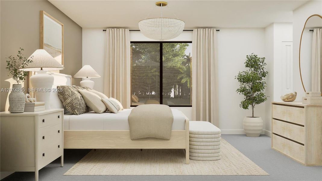 Furnished interior view inside a new home in Solterra, Sunrise (Image 11).