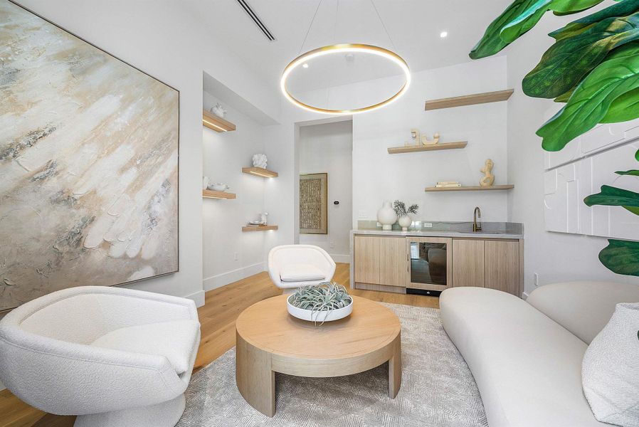 Furnished interior view inside a new home in , Delray Beach (Image 33).