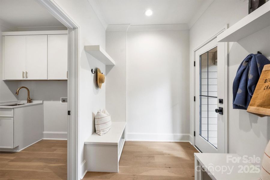 Furnished interior view inside a new home in , Charlotte (Image 39).