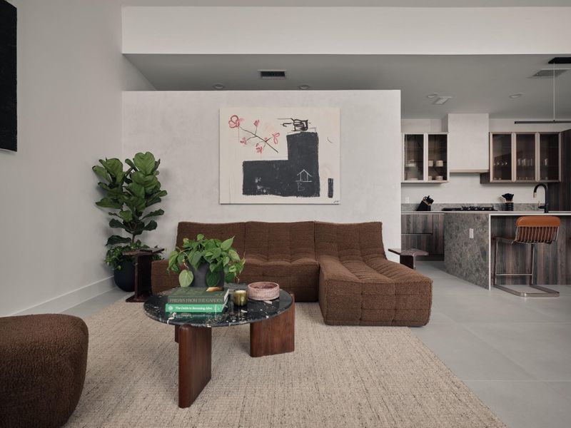 Furnished interior view inside a new home in , Conroe (Image 7).