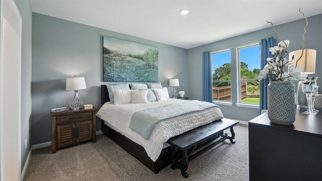 Furnished interior view inside a new home in Monarch at the Meadows, Ponder (Image 5).