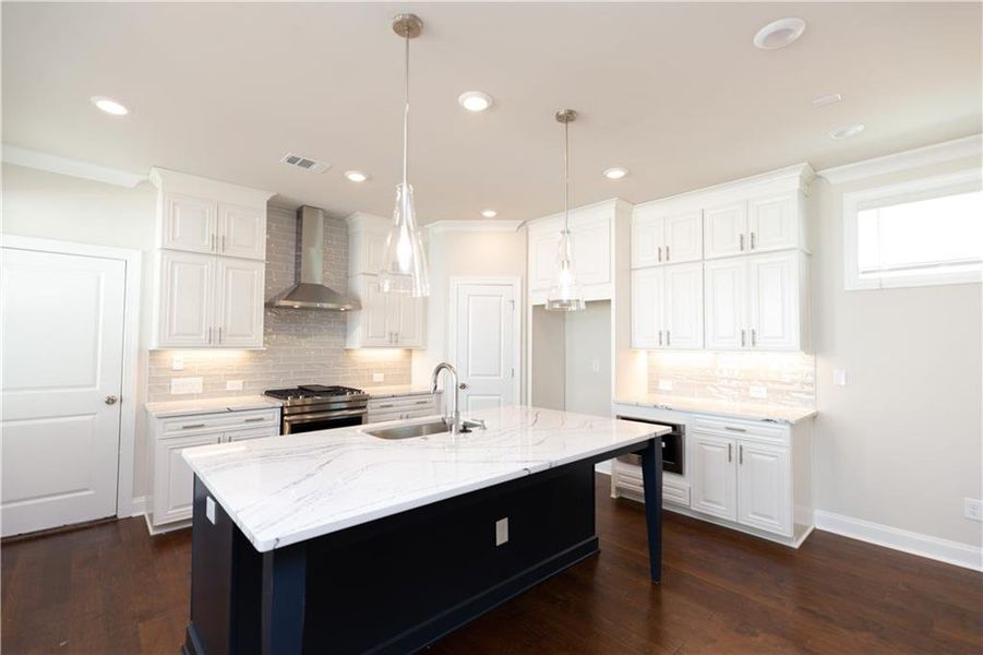 Furnished interior view inside a new home in Waterside Single Family, Peachtree Corners (Image 17).