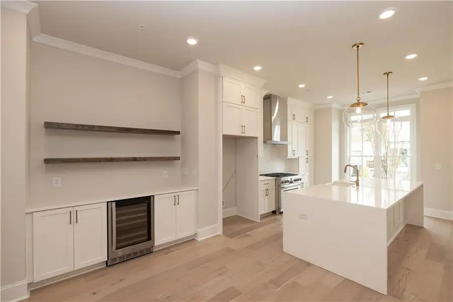 Furnished interior view inside a new home in Townes 333, Peachtree Corners (Image 4).