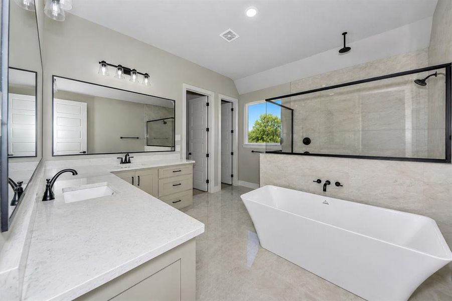 Furnished interior view inside a new home in , Poolville (Image 6).