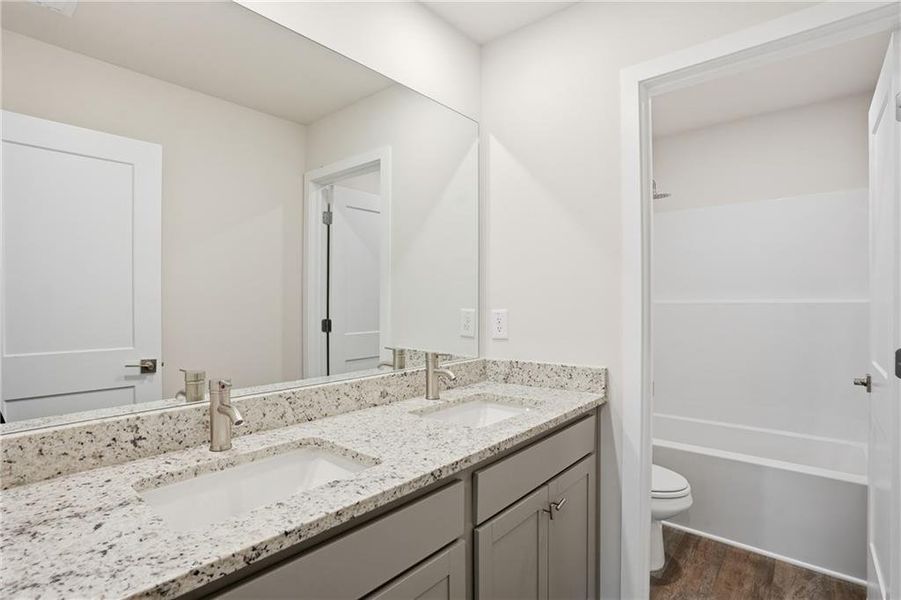 Furnished interior view inside a new home in Fern Dale, Fairburn (Image 5).