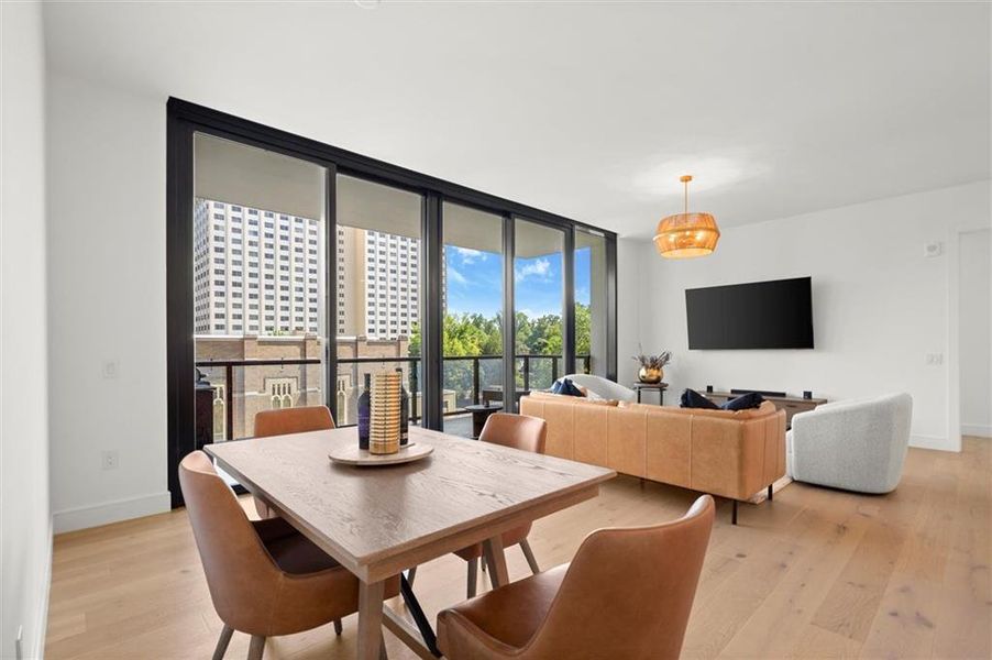 Furnished interior view inside a new home in The Dillon Buckhead, Atlanta (Image 42).