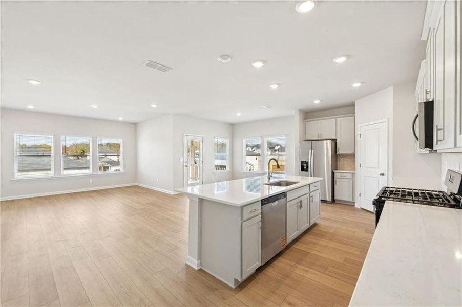 Furnished interior view inside a new home in Preserve at Mountain Creek, Pendergrass (Image 10).