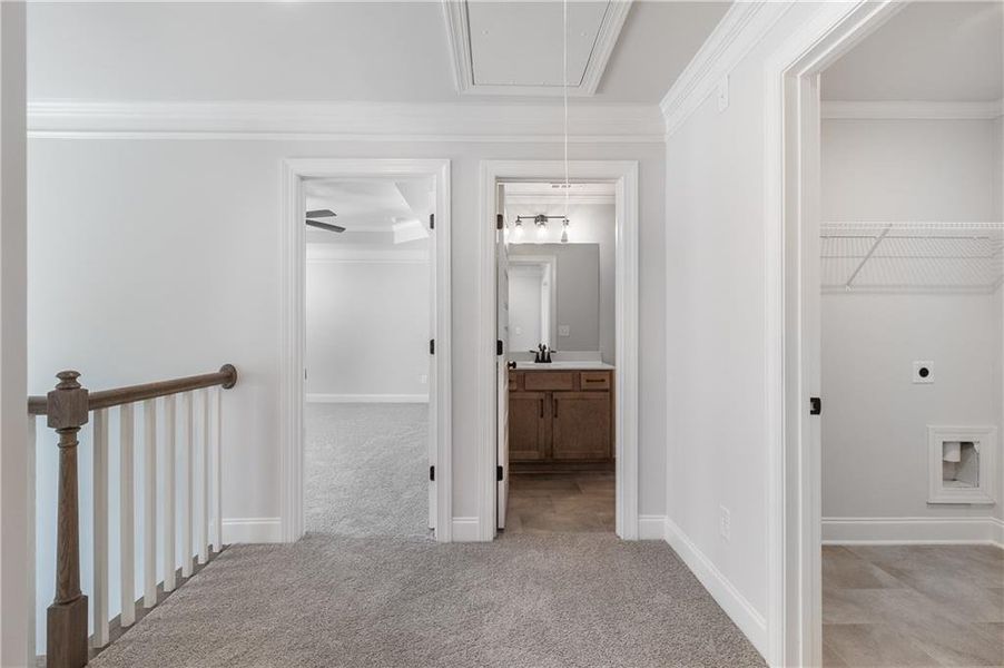 Spacious, unfurnished interior of a new home in Calgary Downs, Winder (Image 25).