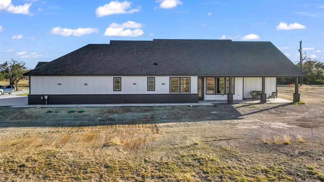 Exterior details and patio area of a home in Saddle Crest Estates, Weatherford (Image 2). Exterior details and patio area of a home in Saddle Crest Estates, Weatherford (Image 2).