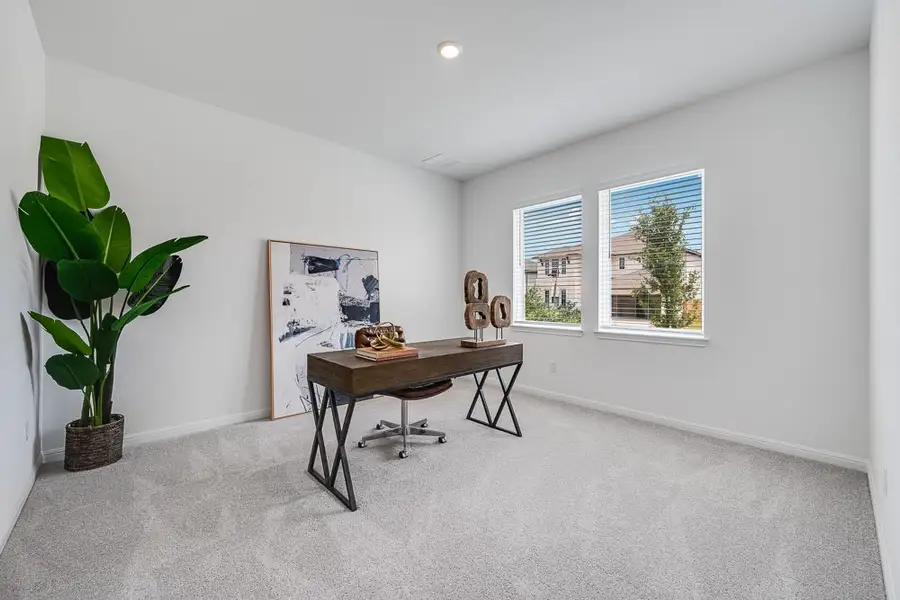 Representative furnished interior of a home built from the Wren by Taylor Morrison in Emory Crossing 50s, Hutto (Image 11).