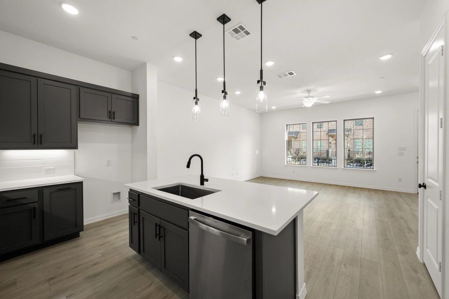 Open Kitchen-Living-Dining Room