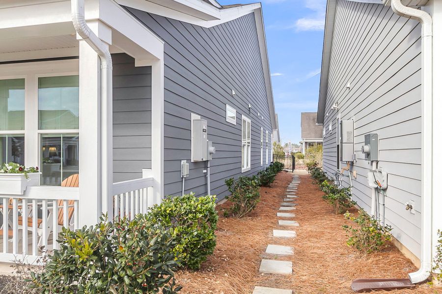Exterior details and patio area of a home in , Summerville (Image 31).