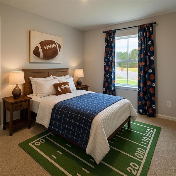 Furnished interior view inside a new home in , Commerce (Image 7).