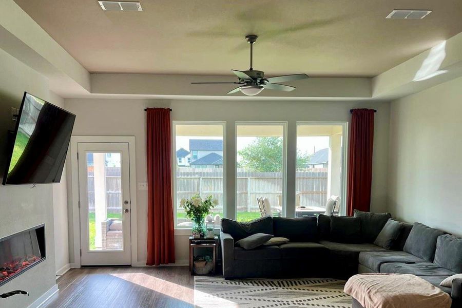 Furnished interior view inside a new home in , Cypress (Image 10).